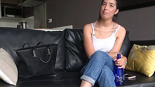 Shy latina teen fucked on casting couch