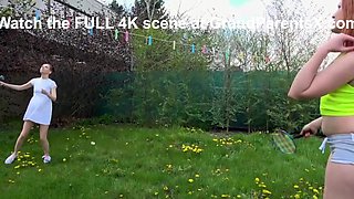 Two Hot Babes Having Fun In Wild Foursome