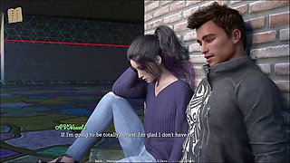 Interactive visual novel featuring a shaved pussy and some steamy pool action