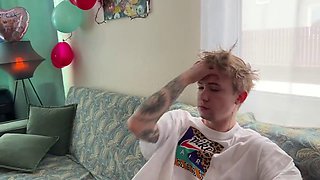 Alpan Stones Shower Gangbang with Student Oliver Strelly