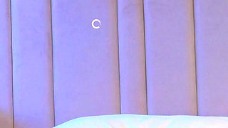 Blonde tight pussy babe solo toy fun in glamour masturbation