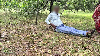 A Village Bhabhi Fucked by a College Student in Forest,sona Bhabhi First Time Outdoor Sex by Her Boyfriend
