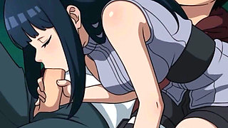 Naruto: Kunoichi Trainer - Big Ass 18yo Hinata Hyuga Teen Pussy Sex and Outdoor Anal with Naruto, He Creampies Her Holes