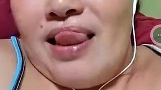 7 minutes pleasured to my wife LDR video sex call