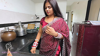 The Tender, New Bride Was Making Pudding in the Kitchen While Her Husband's Brother-in-law Secretly Started Fucking Her From Behind