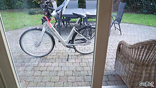 Dirty Dutch Blonde Takes Bukakke & Creampie Like a Whore