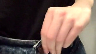 Peeing in Public Toilets - Hairy Pussy, Dirty Panties & Close up Streams