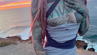 Tattooed Alt Couple Gets Filthy Outdoors - Road Trip Perverse Adventures