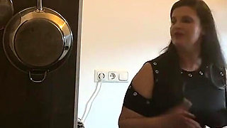 Kinky Kitchen Encounter: Fetish Babe Dominates Her Friend