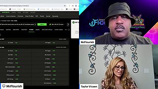 50-Minute Superbowl Sunday Mrflourish Podcast Stream Live with Co-host Taylor Vixxen