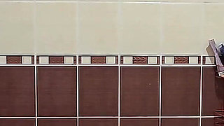 Pretty Chubby Wife with Big Natural Tits Takes a Shower