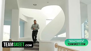 Teamskeet - filthy old stud bribes and nails his nanny