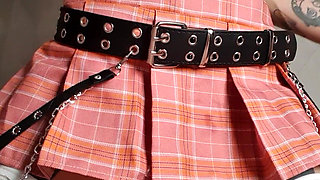 Sweet Slut in Stockings and Small Thongs