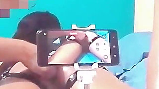 Submissive Wife Lets Him Play with Her Oiled Ass Before Fucking Her