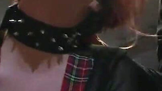 Humiliating chaining threesome