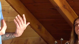 Intense Threesome with My Girlfriend and Her Cousin in Front of the Groom Milk End