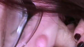 Darla Polana : Redhead secretary big cock blowjob