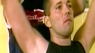 In the Gym Gets a Threesome Anal and Cunt Together