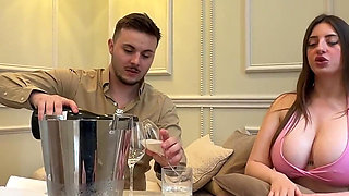 Hot Threesome with a Sexy BBC Receptionist and My Boyfriend - Luna Doll