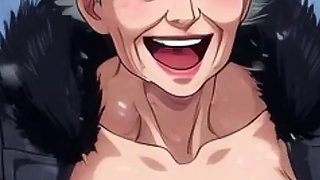 Ai Cartoon Granny Outdoor Titties