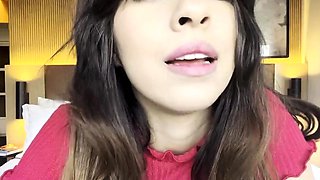 Brazilian Brunette Babe Plays with Sex Toy
