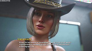 Shadows of Desire by Shamandev - College Cosplay Event, Classroom Masturbation 61