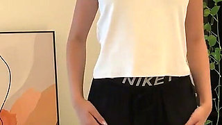 Sniff Mia Pixie's Stinky G String After a Hard Workout
