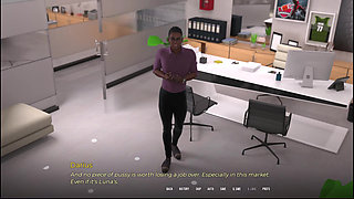In Security 5 Luna Got Her as Spanked by Gary and Blowjob to Darius