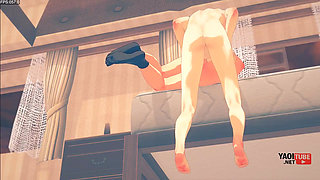 Jujutsu Kaisen Yaoi - Gojo Fucks Yuuji in His Room