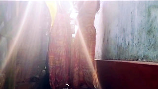Your Big Brother Is Boring in Bed Horny Bhabi with Beautiful Saree Needs Devar's Hard Cock in Outside.