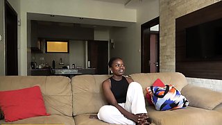 This cute EBONY TEEN came for opportunity
