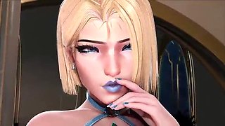 Anal Creampie Cowgirl Riding 3D Hentai Animation