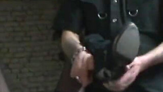 Humiliating pussy stretching and penetrate sex toys