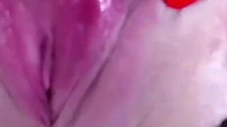 Lovely Russian MILF Shows Her Amazing Pussy Lips