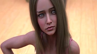 Animated anime love with Misskitty2k in her sensual hooter-sling outfit