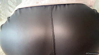 Leather Face Farts POV: Ass in Your Face