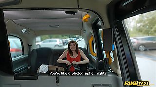 Faux taxi - actress wants Big Dick in her Tight Pussy fast hard nail Pov Blowjob numerous ejaculations