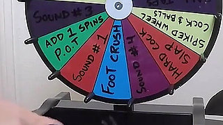 She Inserts a 30cm Probe All the Way Into His Meaty Cock. Playing BDSM Roulette.