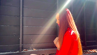 Italian Big Tits MILF Artemisia Love Solo Hot Perfect Tits Outdoor