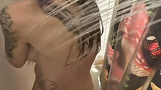 6.7 Tall Amazon Shower Routine POV Overhead Giantess Goddess