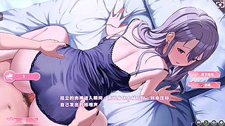 Hentai Game - Happiness Double Room - Mature Silver Babe Enjoys Steamy Bath Sex & Intimate Nighttime Fucking - Free Mode