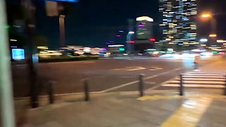 Asian girl fondled blowjobs and gave handjob