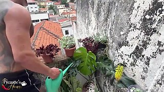 The Gardener Porking The Dominatrix Sabrina Prezotte