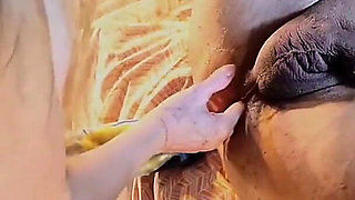 Domslut Fists and Pegs Her Slut with Xxl Dildo Strapon, Spirit