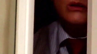 Sexy teen Jasmine Jae goes to the hotel for junior boss on the business trip