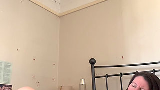 Glass Butt Plug Close up of Tight Cameltoe Pussy Covered in Oil Double Penetration Hard Cum Shot