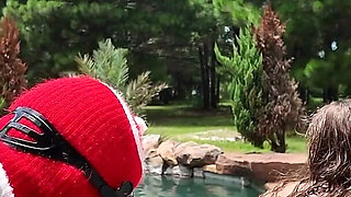 MILF & BBC Poolside Fuck Sloppy Head, Anal, & Splash Finish