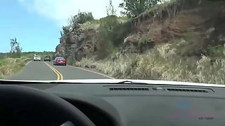 You bang Jane Wilde in the car with a first-person view
