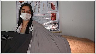 Hot Nurse Surprised By Hard Patient On Stretcher