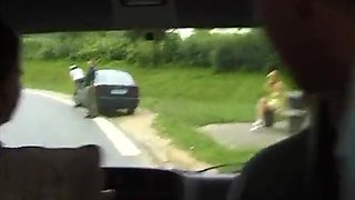 Morgan Moon - Pounding Her Sweet Holes In The Car And Outside